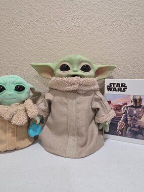 Star Wars Baby Yoda Mandorlian Grogu The Child 11" +  Starships